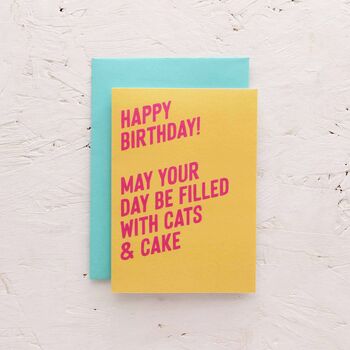 Cats And Cake Birthday Card, 3 of 4