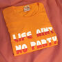 Life Ain't Np Party Ladies T Shirt, thumbnail 2 of 2