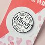 Whoop There It Is Funny Enamel Pin Badge, thumbnail 1 of 4
