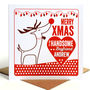 Personalised Boyfriend Christmas Threads Card, thumbnail 2 of 2