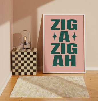 Zig A Zig Ah Spice Girls Print, 2 of 2