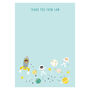 Personalised Space Pattern Thank You Cards, thumbnail 2 of 5
