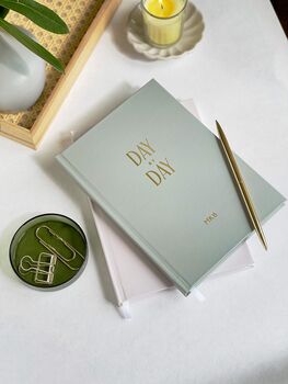 Sage Green Day Per Page A5 Personalised Planner, 9 of 10
