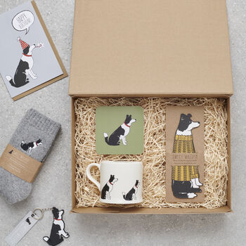 Border Collie Dog Bookmark Personalised Option, 6 of 12