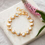 Baroque Pearl Gold Plated Silver Bracelet, thumbnail 1 of 9
