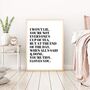 Nessa Gavin And Stacey Quote Print, thumbnail 1 of 3