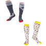 Gift Set Of Two Pairs Of Squelch Adult Socks Dreams, thumbnail 1 of 4