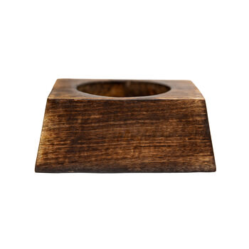 Personalised Hardwood Ball Stand: Engraved Display Plinth, 3 of 7