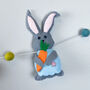 Easter Bunnies And Chick Garland, thumbnail 4 of 6