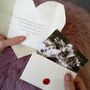 Personalised Origami Valentine Heart Letter Photo Gift, thumbnail 4 of 8