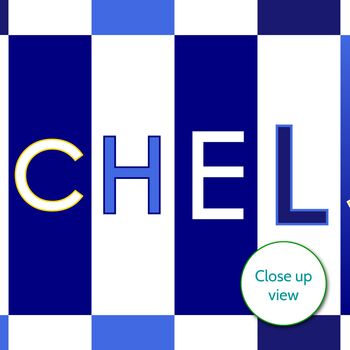 Chelsea Print Personalised Gift Or Card, 4 of 5