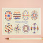 Folksy Happy Easter Card, thumbnail 2 of 2