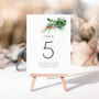 Christmas Wedding Table Numbers, thumbnail 3 of 5