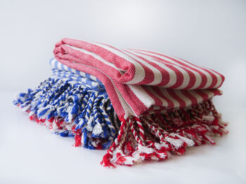 Personalised Towel Shawl 2nd Anniversary Gift For Couple, 6 of 10