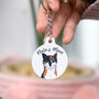 Personalised Cat Mum Keyring Cat Lover Gift, thumbnail 4 of 8