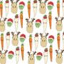 Christmas Vegetables Wrapping Paper, thumbnail 5 of 7