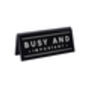 Black Desk Sign 'Busy And Important', thumbnail 2 of 2