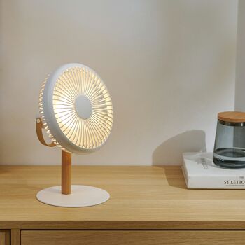 Gingko Beyond Portable And Detachable Desk Fan/ Light, 10 of 12