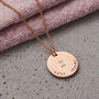 Personalised Large Zodiac Disc Necklace, thumbnail 3 of 8