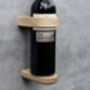Luxury Ash Wall Mounted Wine Bottle Holder, thumbnail 3 of 8