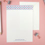 Personalised Moroccan Tiles Writing Paper, thumbnail 6 of 12