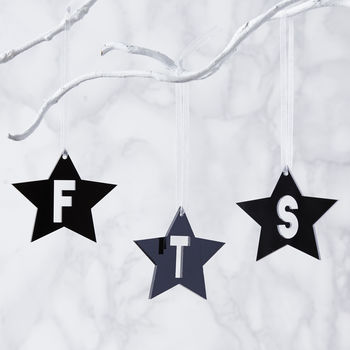 Initial Star Personalised Decoration, 7 of 9