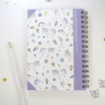 Personalised Unicorn Doodle Notebook, 7 of 7