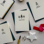 Pack Of Eight Letterpress Christmas Cards, thumbnail 1 of 11