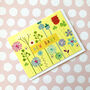 Mini Floral New Baby Card, thumbnail 4 of 4