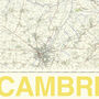 Personalised Cambridge Map Print Cambridge Gift, thumbnail 4 of 8