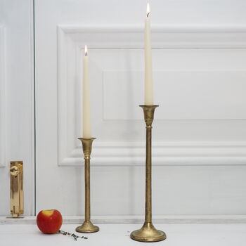 Elegant Brass Candlestick, 4 of 7