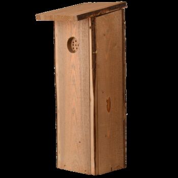 Handcrafted Woodpecker Nesting Box – Fsc Pinewood Wooden, 3 of 12