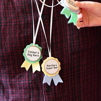 Personalised Father's Day Award Medals Craft Kit, 6 of 12