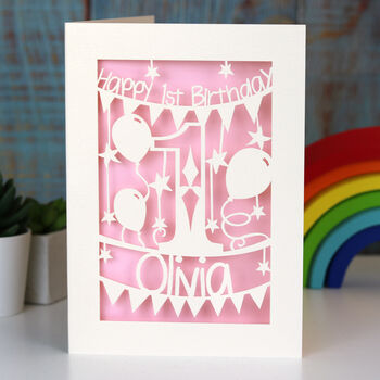 Personalised First Birthday Card, 8 of 9