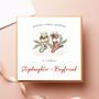 Personalised Stepdaughter Stocking Christmas Card, thumbnail 1 of 2