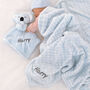 Personalised Blue Koala Comforter And Blanket Set, thumbnail 5 of 9