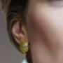 Organic Shape Baroque Pearl Drop Earrings, thumbnail 2 of 4