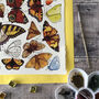 Butterflies Of Britain Art Blank Greeting Card, thumbnail 6 of 10