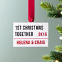 Personalised London Street Sign Christmas Decoration, thumbnail 2 of 2
