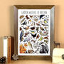 Garden Wildlife Of Britain Wildlife Print, thumbnail 1 of 9