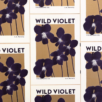 Wild Violet Illustration Riso Print, 8 of 8