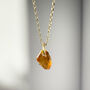 9ct Gold Citrine Necklace, thumbnail 1 of 4