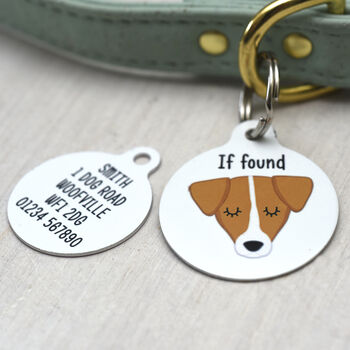Jack Russell Personalised Pet ID Name Tag, 10 of 12