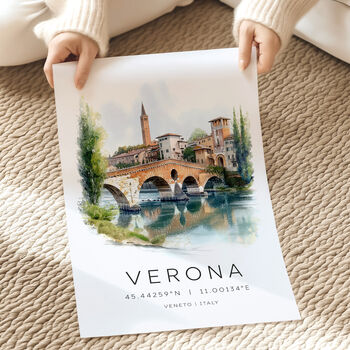 Verona City Travel Print, 3 of 7