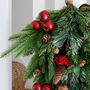 Large Red Berry And Pine Swag Wreath, thumbnail 2 of 6