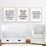 Calligraphy Inspirational Quote Print Set Of Three, thumbnail 4 of 7