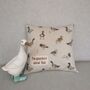 Duck Cushion Personalised Country Cottage Style, thumbnail 1 of 11
