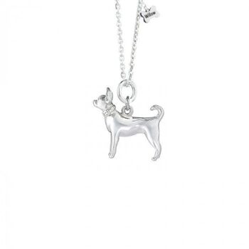 Personalised Chihuahua Sterling Silver Necklace, 2 of 6