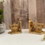 Gold Crown Bookends Regal King And Queen Ornaments Gifts, thumbnail 5 of 8