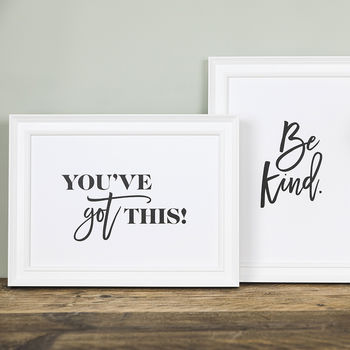 'You've Got This!' Motivational Quote Print, 4 of 5